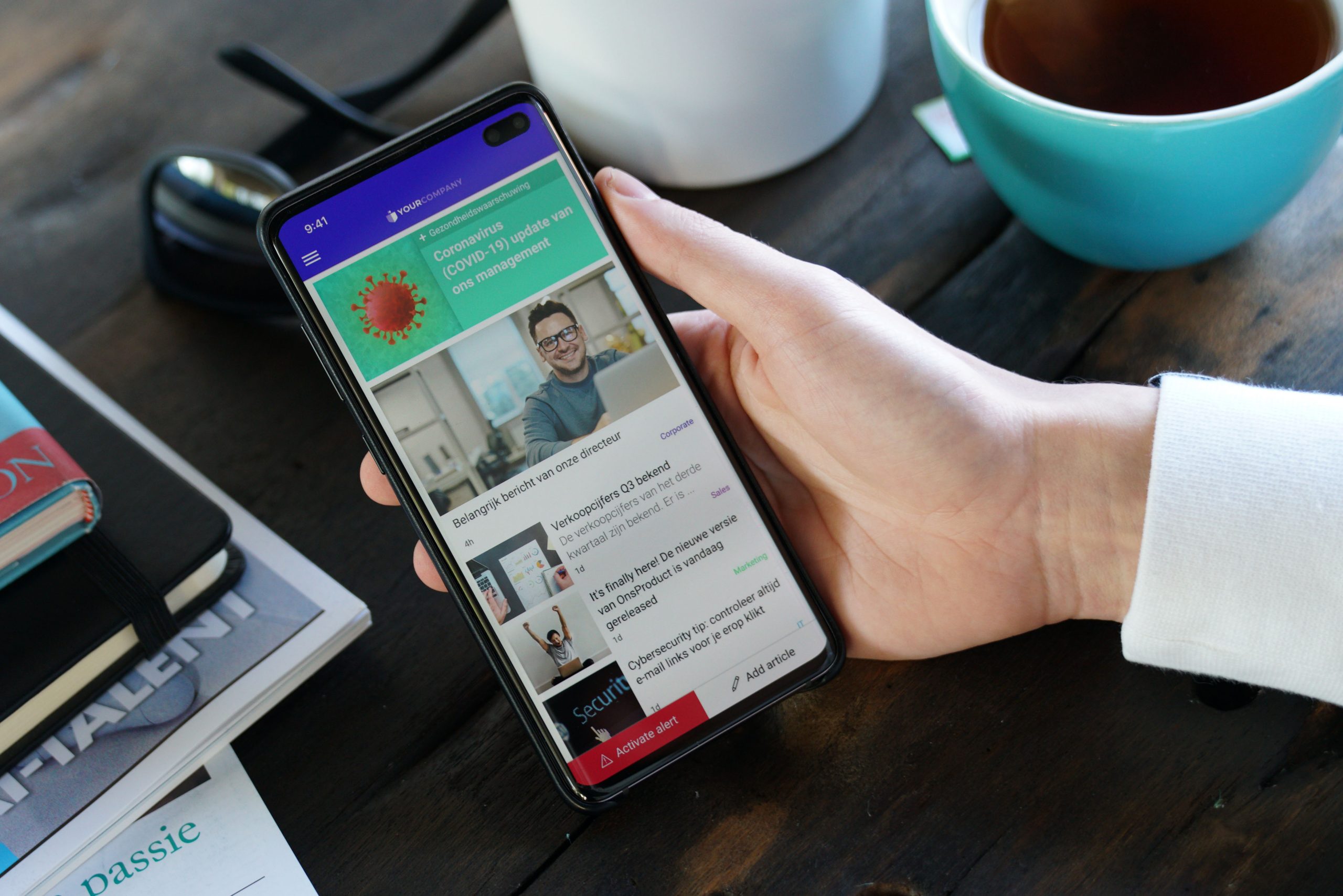 communiceren met werknemers thuis voorbeeld