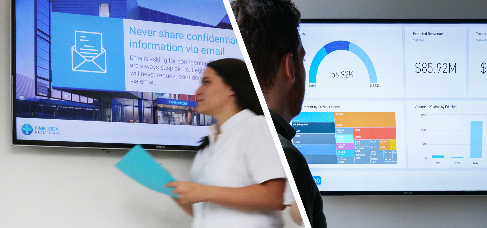 screens for digital signage examples