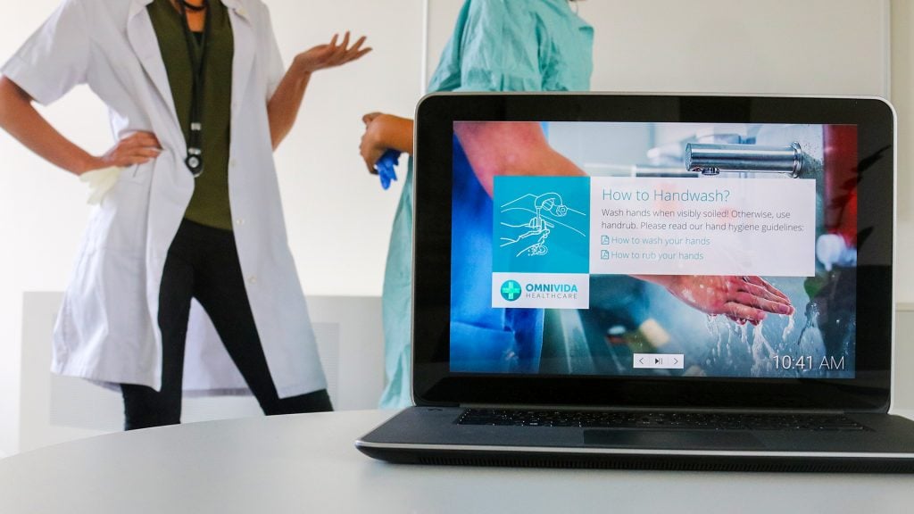 screensaver healthcare netpresenter