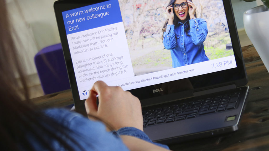 corporate screensaver netpresenter