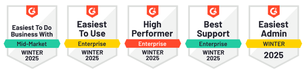 Netpresenter G2 Badges Winter 2025