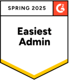 Employee Communications Software Easiest Admin Winter 2025 G2 Badge