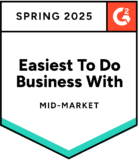 Easiest To Do Business With G2 Badge
