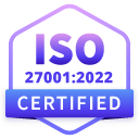 ISO 27001:2022 badge netpresenter