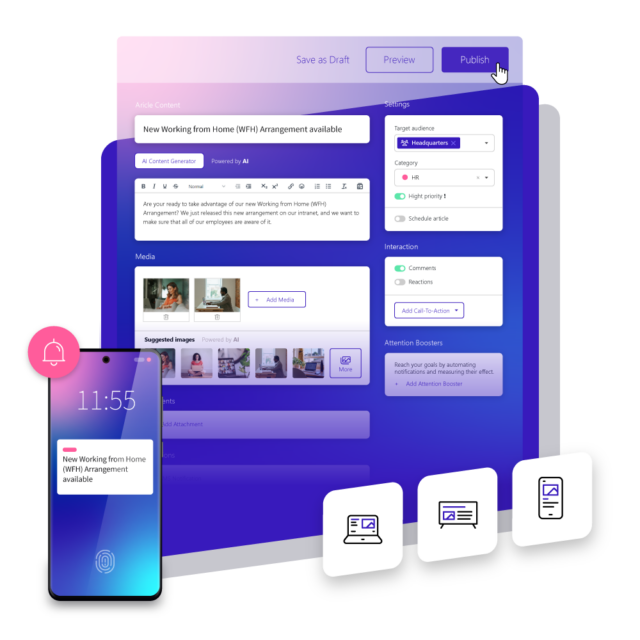 employee communications platform netpresenter